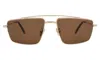 Illesteva Jane Sunglasses In Rose Gold / Brown