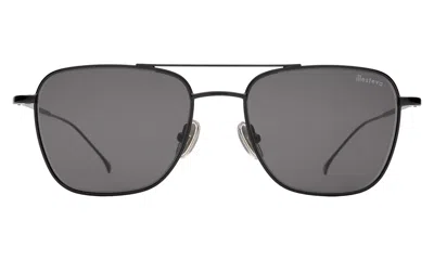 Illesteva Lafayette Sunglasses In Gold / Blue Flat Gradient See Through
