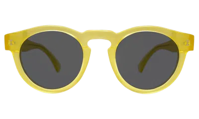 Illesteva Leonard (classic Flex Hinge) Sunglasses In Yellow / Grey