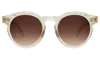 Illesteva Leonard Ii E Sunglasses In Champagne / Brown Gradient