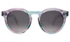 Illesteva Leonard Ii E Sunglasses In Unicorn/clear / Grey Gradient