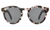 Illesteva Leonard Ii E Sunglasses In Unicorn/clear / Silver Mirror Gradient