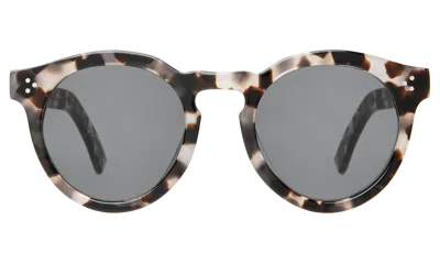 Illesteva Leonard Ii E Sunglasses In Unicorn/clear / Silver Mirror Gradient