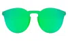 Illesteva Leonard Ii Mask Sunglasses In Emerald / Emerald