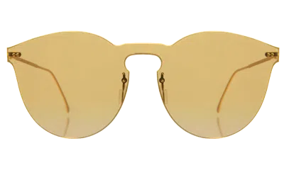 Illesteva Leonard Ii Mask Sunglasses In Super Gold / Super Gold