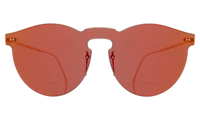 Illesteva Leonard Mask Sunglasses In Crimson / Crimson