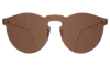 Illesteva Leonard Mask Sunglasses In Dark Brown / Dark Brown