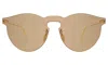 Illesteva Leonard Mask Sunglasses In Gold / Gold