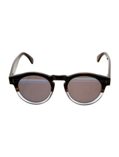 Pre-owned Illesteva Leonard Round Sunglasses In Brown