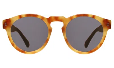 Illesteva Leonard Sunglasses In Amber / Grey