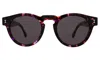 Illesteva Leonard Sunglasses In Berry Tortoise / Grey
