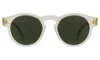 Illesteva Leonard Sunglasses In Champagne / Olive