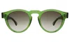 Illesteva Leonard Sunglasses In Hunter / Olive Gradient
