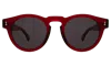 Illesteva Leonard Sunglasses In Mulberry / Grey