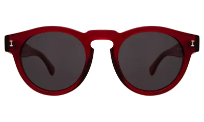 Illesteva Leonard Sunglasses In Burgundy