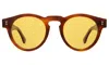 Illesteva Leonard Sunglasses In Red Havana / Honey See Through