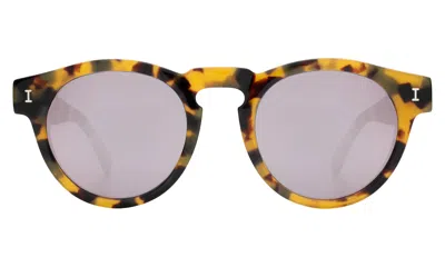 Illesteva Leonard Sunglasses In Tortoise / Rose Mirror