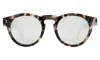 Illesteva Leonard Sunglasses In White Tortoise / Silver Mirror