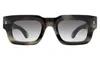 Illesteva Lewis Sunglasses In Black Jade / Grey Flat Gradient