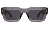 Illesteva Lewis Sunglasses In Mercury / Grey Flat