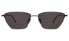 Illesteva Lima Sunglasses In Matte Black / Grey