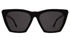 Illesteva Lisbon 57 Sunglasses In Black / Grey