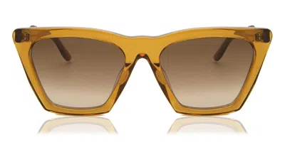 Illesteva Lisbon Lsb22brg Men's Sunglasses Orange Size 55