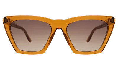 Illesteva Lisbon Sunglasses In Cider / Brown Gradient