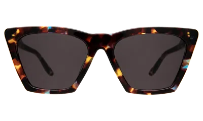 Illesteva Lisbon Sunglasses In Sea Glass / Grey