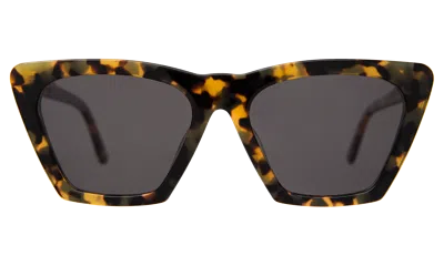 Illesteva Lisbon Sunglasses In Tortoise / Grey