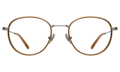 Illesteva London Optical In Saddle/silver / Optical