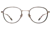 Illesteva London Optical In White Tortoise/rose Gold / Optical