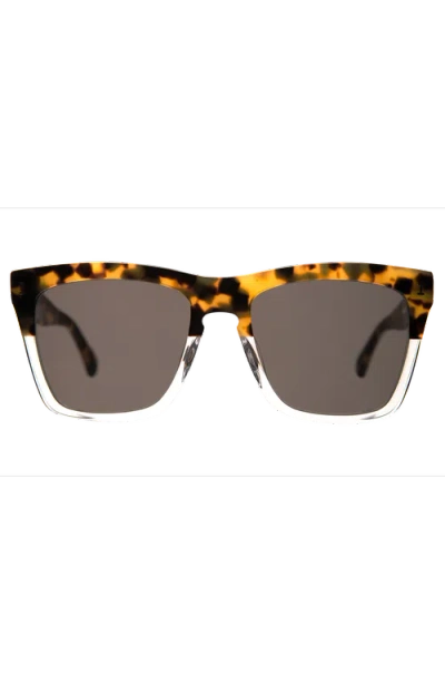 Illesteva Los Feliz Sunglasses Sunglasses In Tortoiseshell/gray
