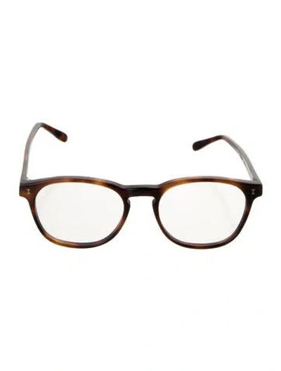 Pre-owned Illesteva Lucas Square Eyeglasses In Brown
