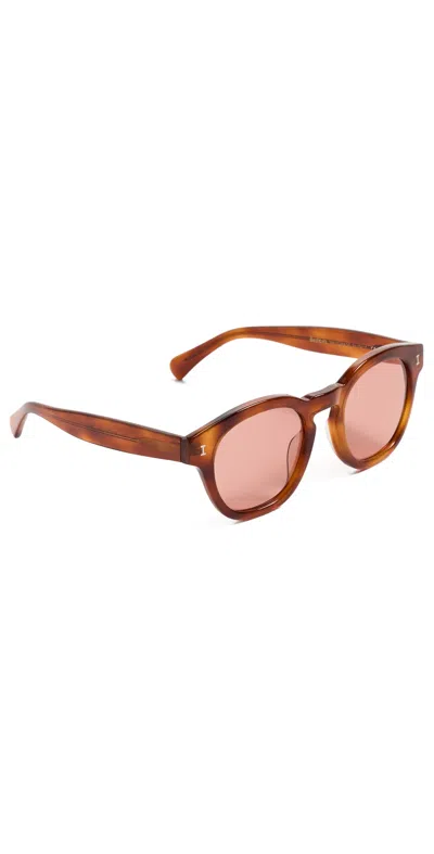 Illesteva Madison Sunglasses Red Havana/sunset