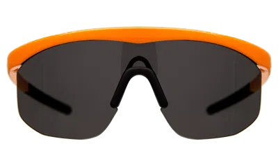 Illesteva Managua Sunglasses In Neon Orange / Grey