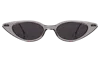 Illesteva Marianne Sunglasses In Grey/gunmetal / Grey Flat