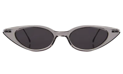 Illesteva Marianne Sunglasses In Lilac/gold / Grey Flat