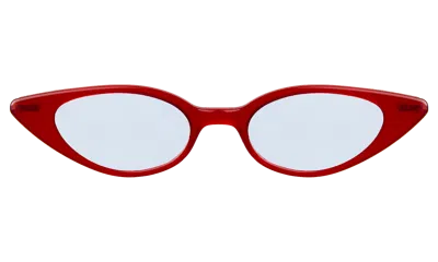 Illesteva Marianne Sunglasses In Red/gunmetal / Metal Flat Mirror