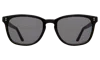 Illesteva Max Sunglasses In Black / Grey Flat