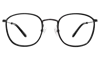 Illesteva Mayfair Optical In Black/gunmetal / Optical