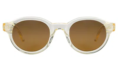 Illesteva Medellin Sunglasses In Champagne / Brown