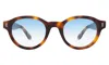 Illesteva Medellin Sunglasses In Havana / Blue Gradient See Through
