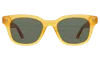 Illesteva Melrose Sunglasses In Honey Gold / Olive Flat