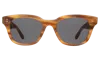 Illesteva Melrose Sunglasses In Matte Teak / Grey Flat