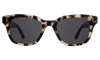 Illesteva Melrose Sunglasses In White Tortoise / Grey Flat
