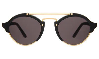 Illesteva Milan Sunglasses In White Tortoise / Grey
