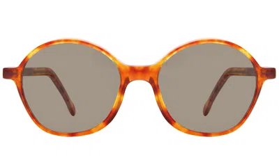 Illesteva Montmartre Sunglasses In Sand / Taupe Gradient
