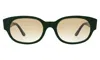 Illesteva Montreal E Sunglasses In Evergreen / Taupe Flat Gradient