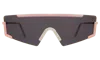 Illesteva Morph Sunglasses In Baby Pink/cream Marble / Grey